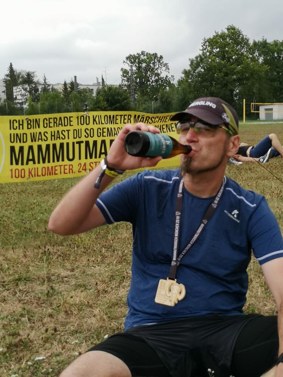 100km in 24 Std. - Mammutmarsch München 2019- Das Siegerbier -